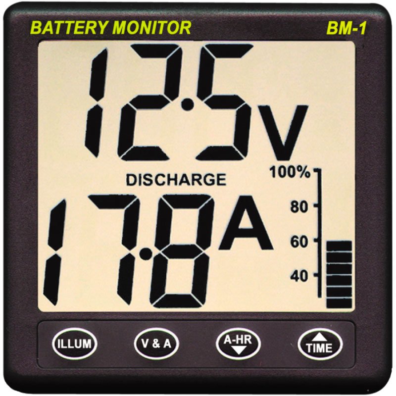 Sammenlignelig markør Rektangel Clipper batteri monitor BM-1 LITHIUM - Batterilader / omformer / inverter  m.m. - Tempo Bådudstyr Aps