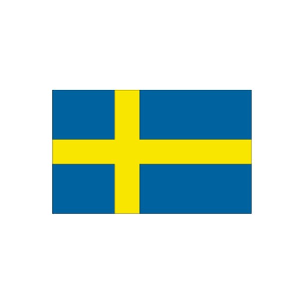 Gsteflag Sverige trykt 30x45cm