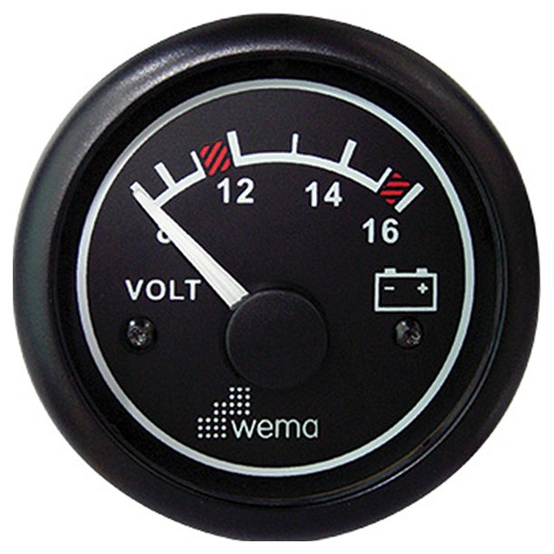 Wema Voltmeter Std. 8-16V